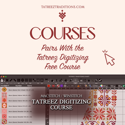 MacStitch & WinStitch Tatreez Motif Library